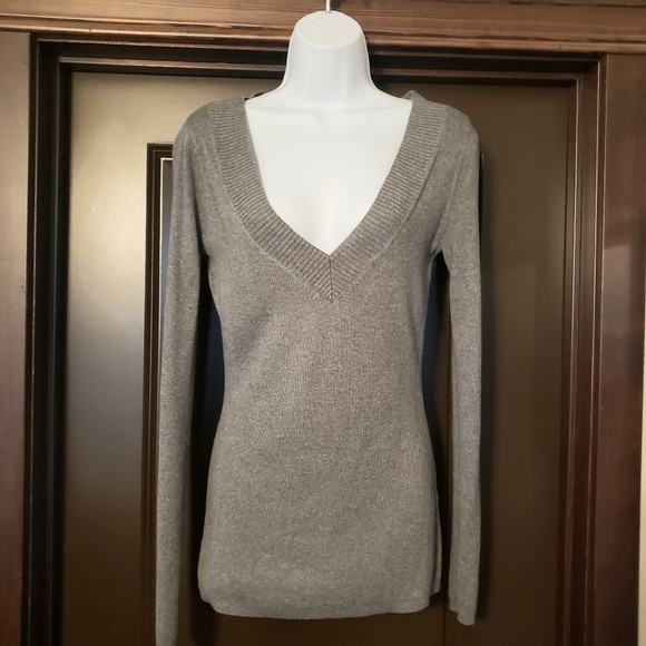 Express deep v-neck sweater, Small - Picture 1 of 4